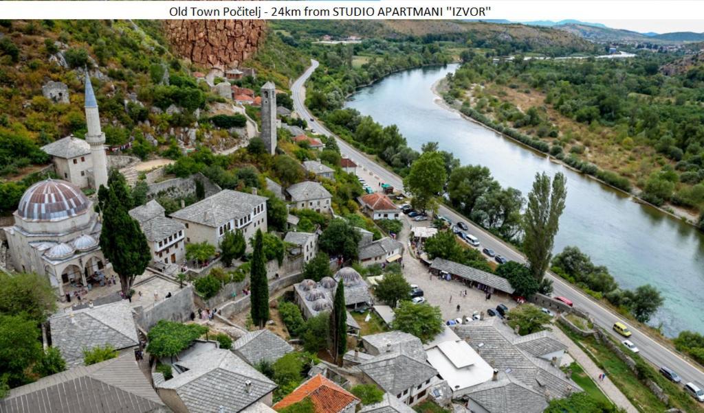 Studio Apartmani Izvor Blagaj Exterior foto