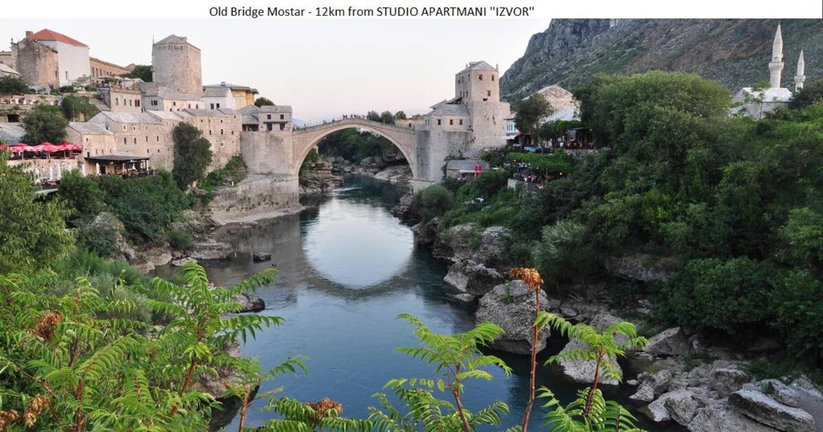 Studio Apartmani Izvor Blagaj Exterior foto